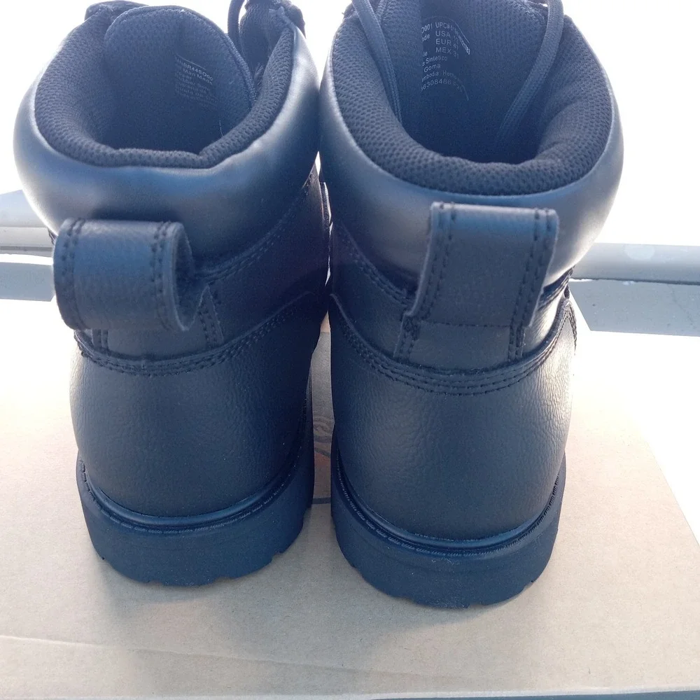 Brahma Men's Mass Soft Toe Work Boots Size 13‎ Black Oil & Slip Resistant Sole